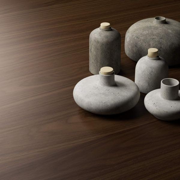 Mobili Fiver, Set of 2 Rachele Shelves, 31.49 in, Walnut, Made in Italy