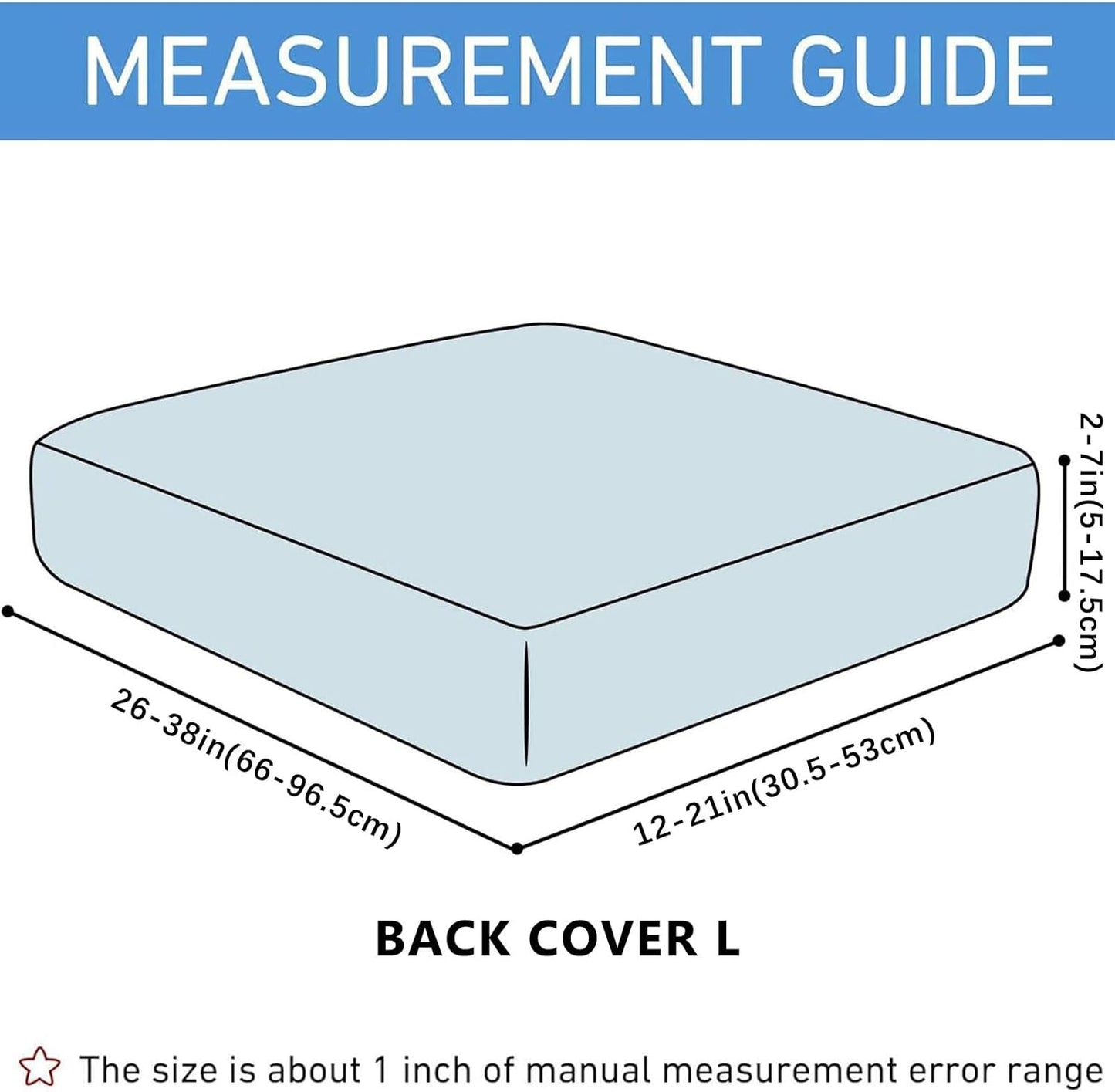 hyha Waterproof Couch Cushion Covers for Pets, Non Slip Sofa Seat Cover for Dogs Washable, Soft Thick Stretch Jacquard Fabric, Sofa Slipcovers with Elastic Bottom (1 Piece for Backrest L, Camel)