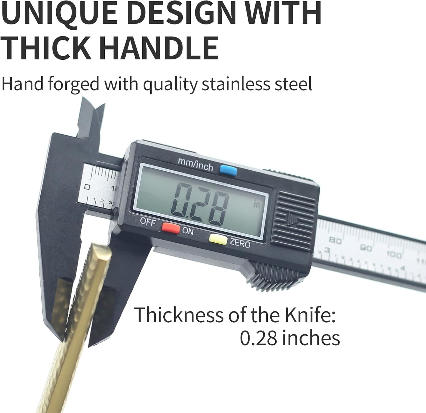 Silverware 45-Piece Matte Gold Hammered Flatware Set with Serving Utensils, Stainless Steel Thick Handle Matte Polished Cutlery Set for Wedding Hotel Restaurant, Service for 8