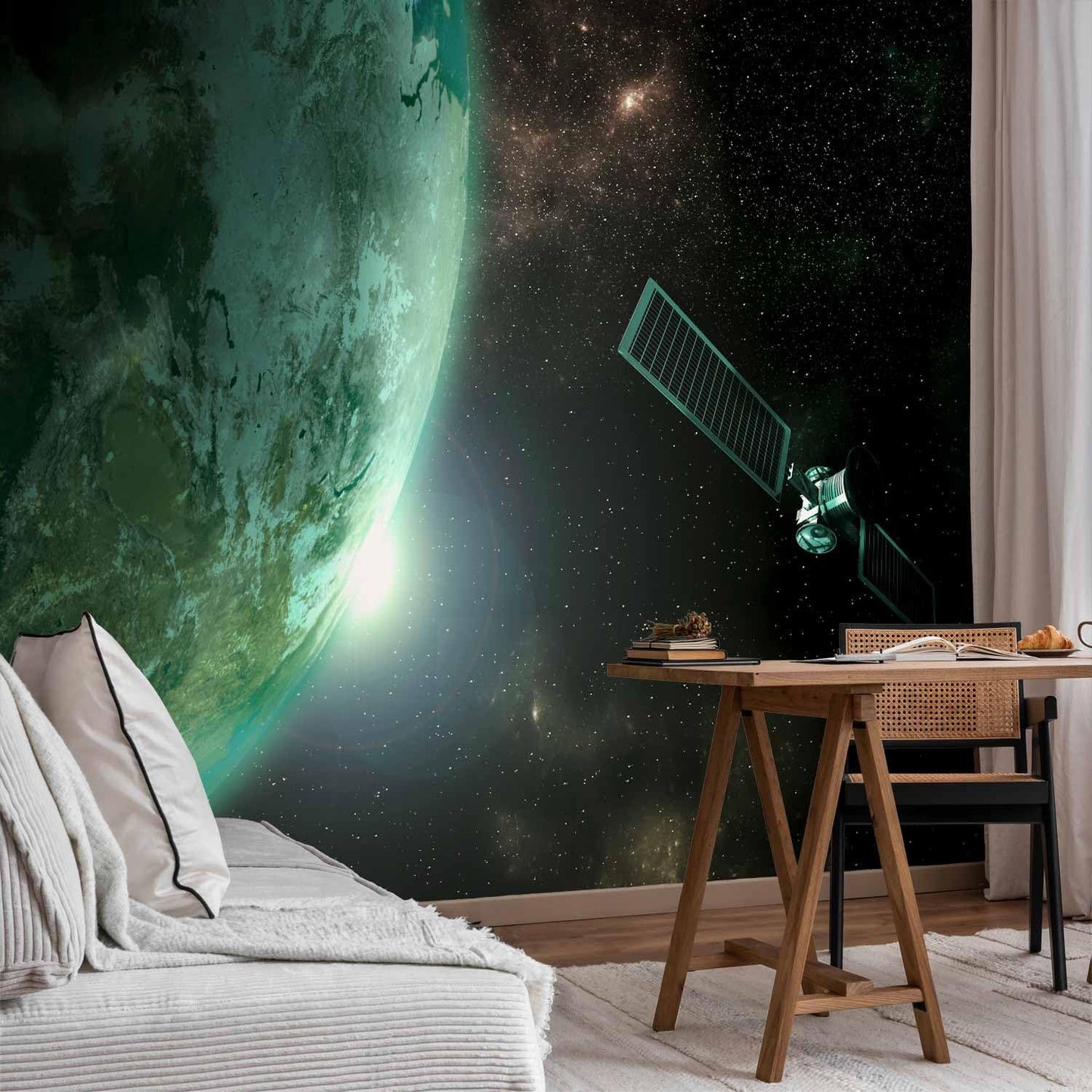 artgeist Wall Mural Cosmos Galaxy 197x138 in - XXL Non-Woven Wallpaper Fleece Wall Decor Photo Print Picture Image Design Home n-B-0007-a-b