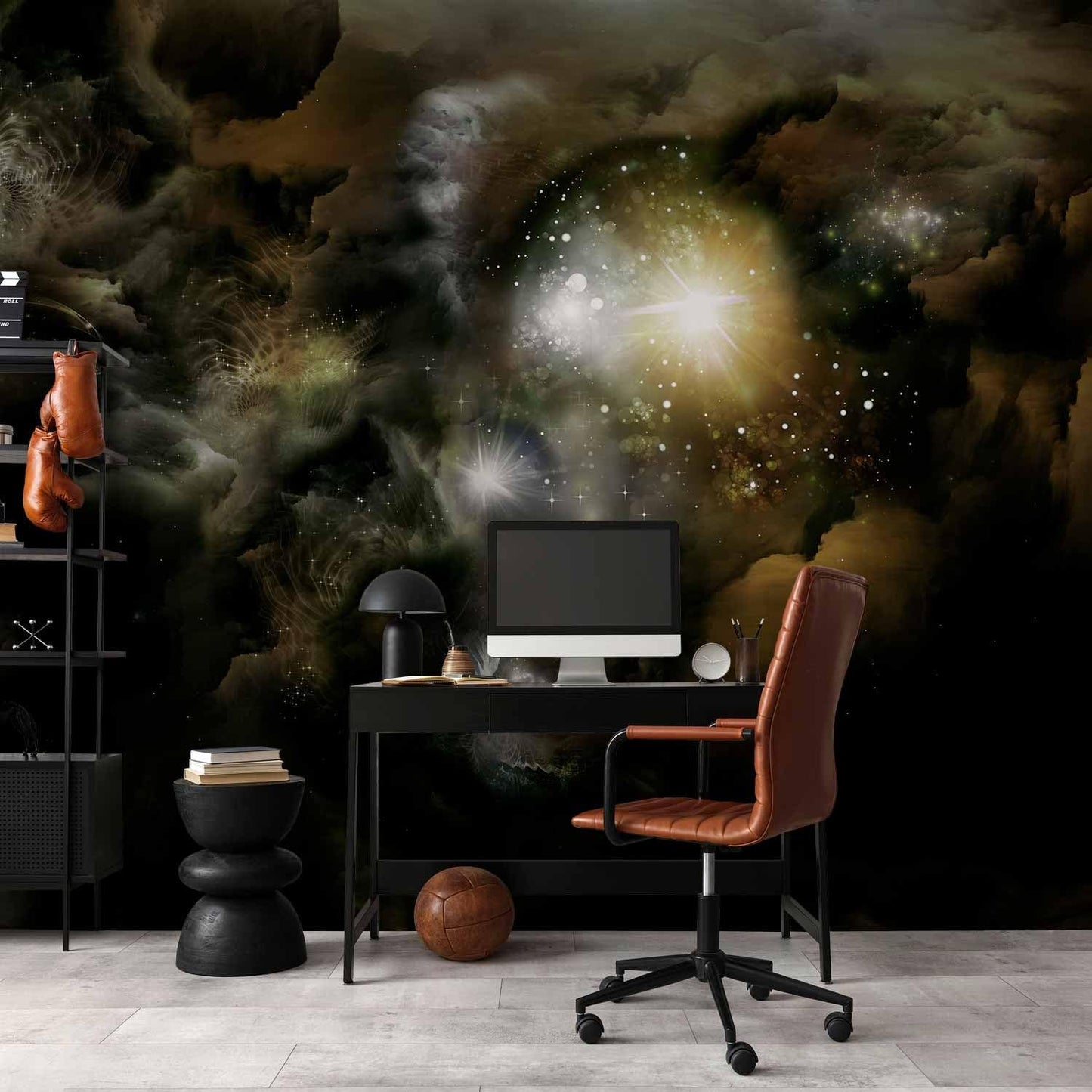 artgeist Wall Mural Cosmos Galaxy 154x110 in - Peel and Stick Self-Adhesive Wallpaper Removable Large Sticker Foil Wall Decor Print Picture Image Design n-A-0027-a-b