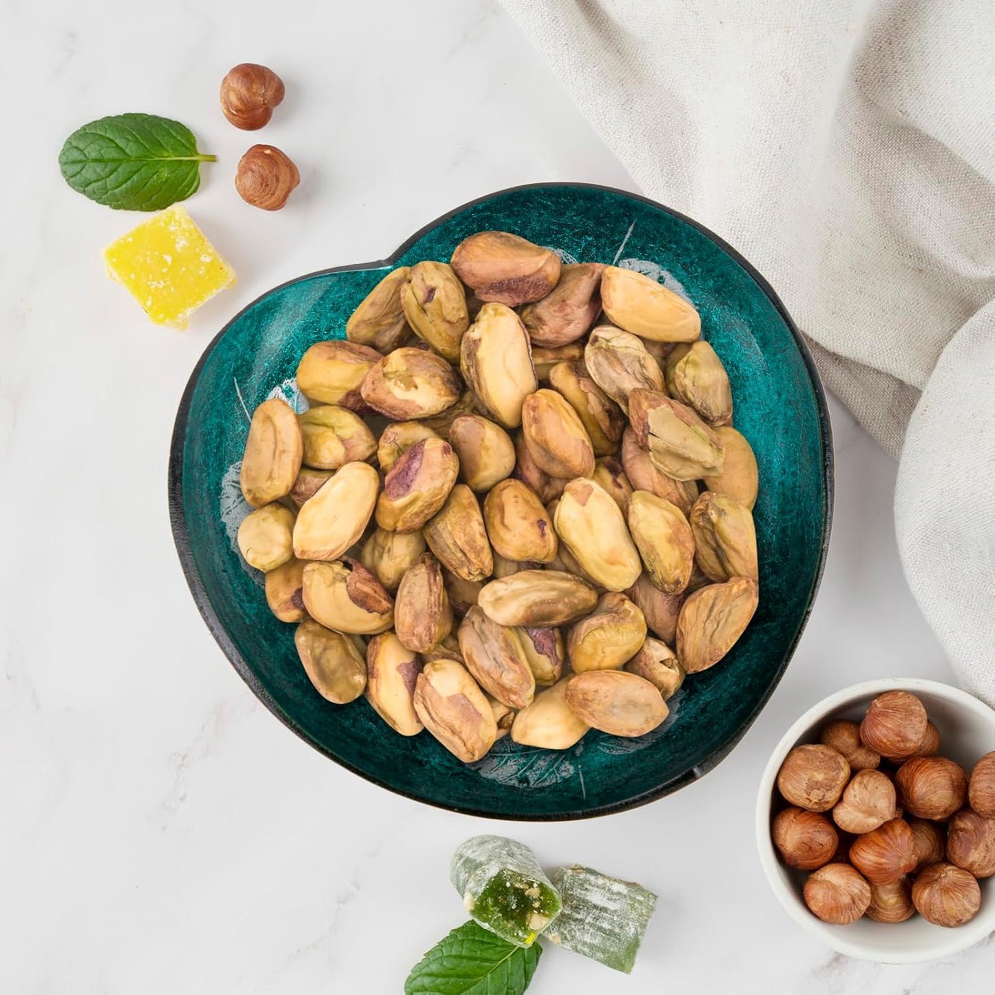 Coconut Bowls Decorative Candy Dish - Heart Acai Bowl, Natural Wooden Candy Dish, Key Bowl Holder for Entryway Table, Yogurt Smoothie Nuts Dessert Container, Rice Fruits Dry Snack Storage Shell Bowls