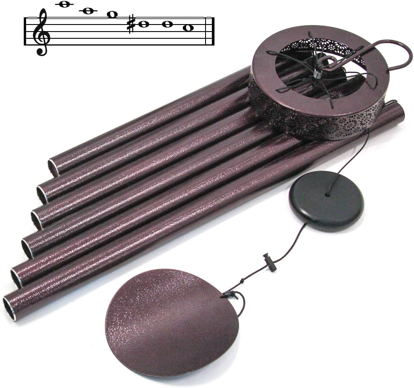 ASTARIN 48'' Large Wind Chimes - 6 Heavy Tubes, Memorial Outdoor Chimes for Garden Decor, Sympathy Gifts, Bronze