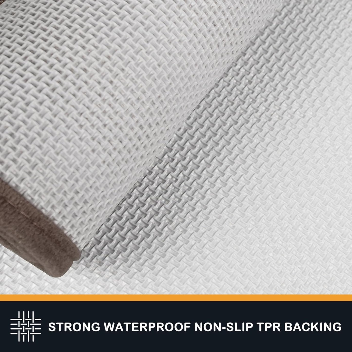 PURRUGS Dirt Trapping Door Mat 20" x 31.5", Non-Slip/Skid Machine Washable Entryway Rug, Dog Doormat, Super Absorbent Welcome Mat for Muddy Wet Shoes and Paws, Grayish Brown