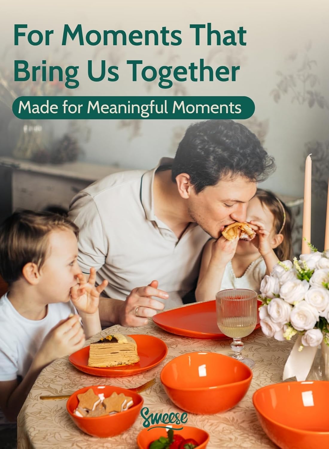 Sweese porcelain bowls 18 oz set of 6 - versatile for soup, cereal, fruit, rice - microwave dishwasher safe, oven proof vibrant mixed colors