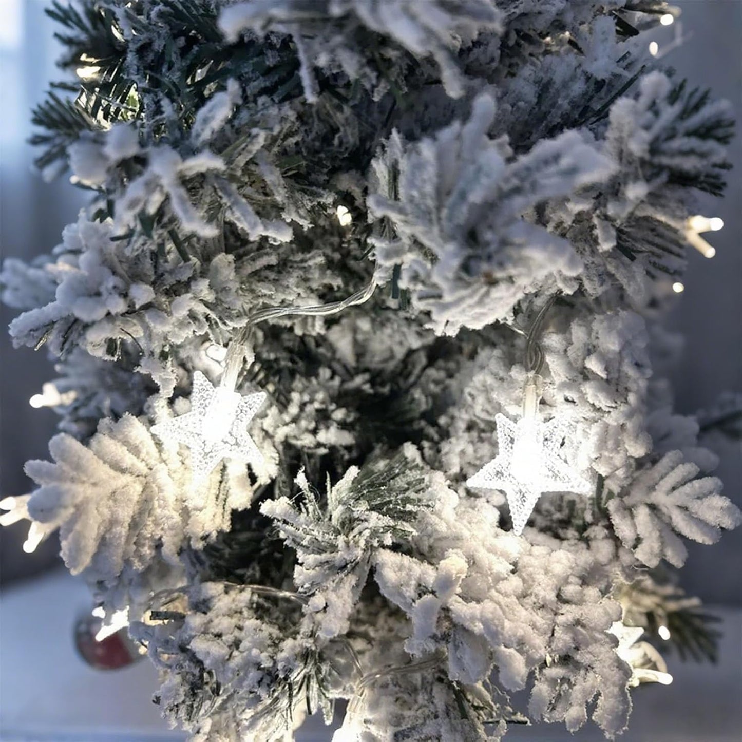 String Lights for Bedroom - LED Fairy Christmas Lights with Battery Operated, Waterproof Star Twinkle Light for Indoor Outdoor Tent Loft Bed Patio Party Wedding Holiday Camping Decor