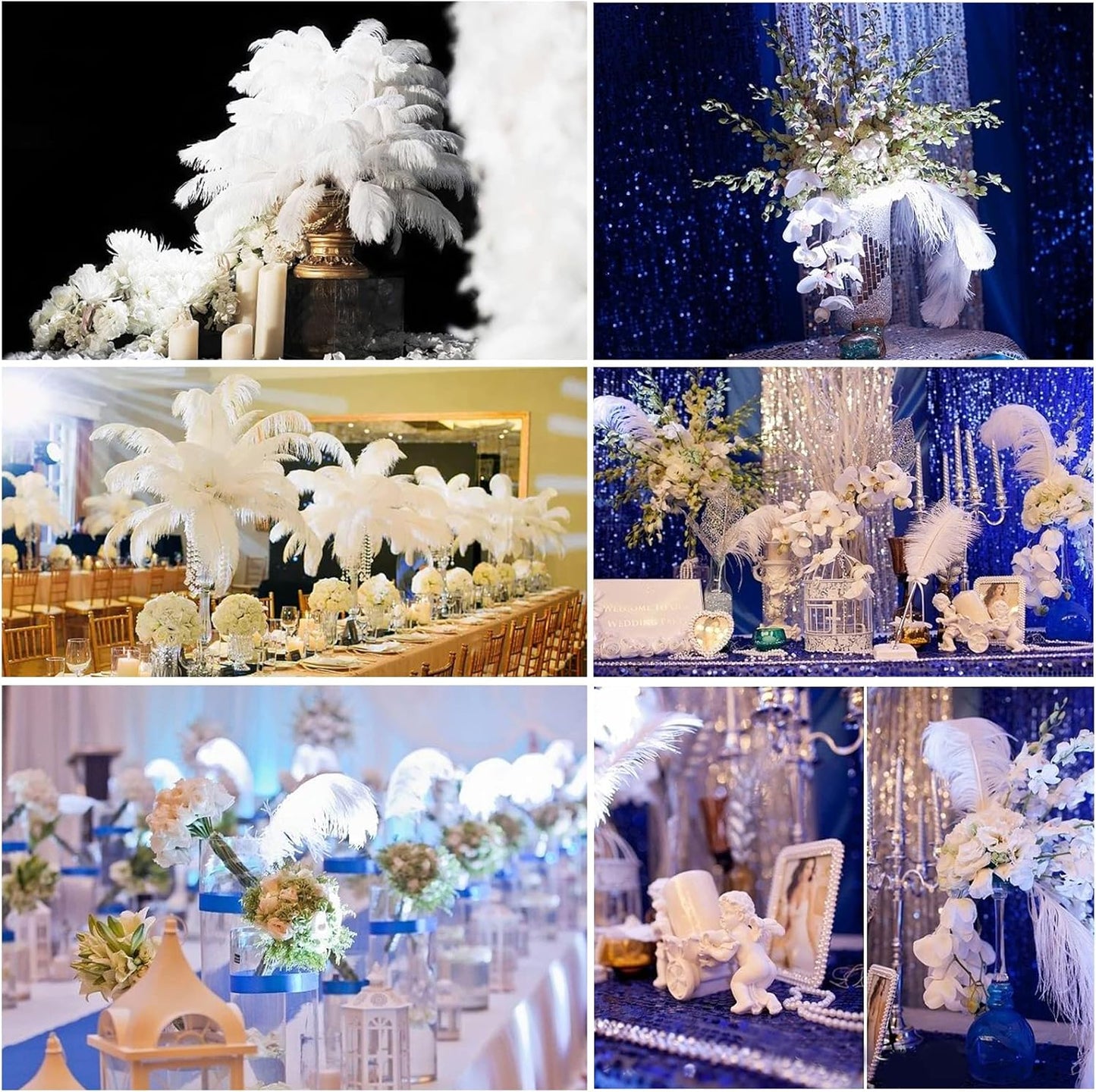 THARAHT 12PCS Ostrich Feathers Natural Bulk 16-18Inch(40-45cm) for Wedding Party Centerpieces Easter Gatsby Flower Arrangement and Home Decorate Ostrich Feathers,Pink