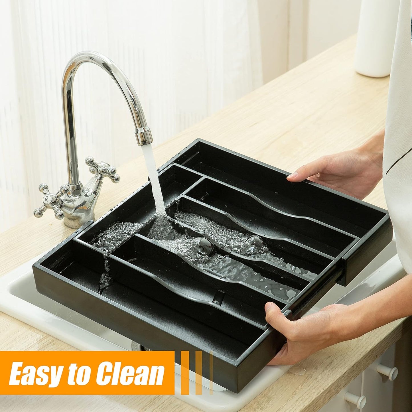 Kitchen Silverware Drawer Organizer and Storage Kitchen Gadgets Best Sellers 2025 First Apartment Essentials New Home Must Haves Things Stuff Accessories House Warming Housewarming Hostess Host Gifts