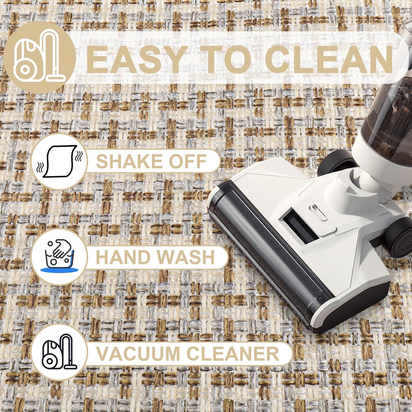 LEKEEPGO Door Mat Indoor Entrance 17"x29", Absorbent Indoor Door Mat, Non Slip Rubber Backing Inside Door Mats, Washable Floor Mat, Low-Profile Doormat for Front Door, Entryway, Entrance, Grey