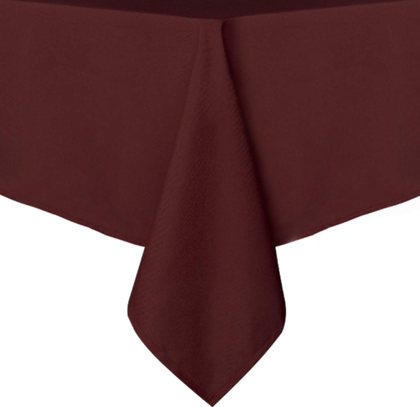 sancua Rectangle Tablecloth Review – 70 x 120 Inch Burgundy, Stain-Resistant and Wrinkle-Free Polyester Table Cover