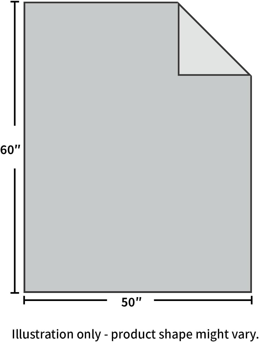 100% Cotton Muslin Throw Blanket for Bed, Couch, Travel, Luxuriously Soft, Pre-Washed, Breathable and Lightweight Gauze Blanket with Tassels, Suitable for All Seasons, Rust, 50"x60"