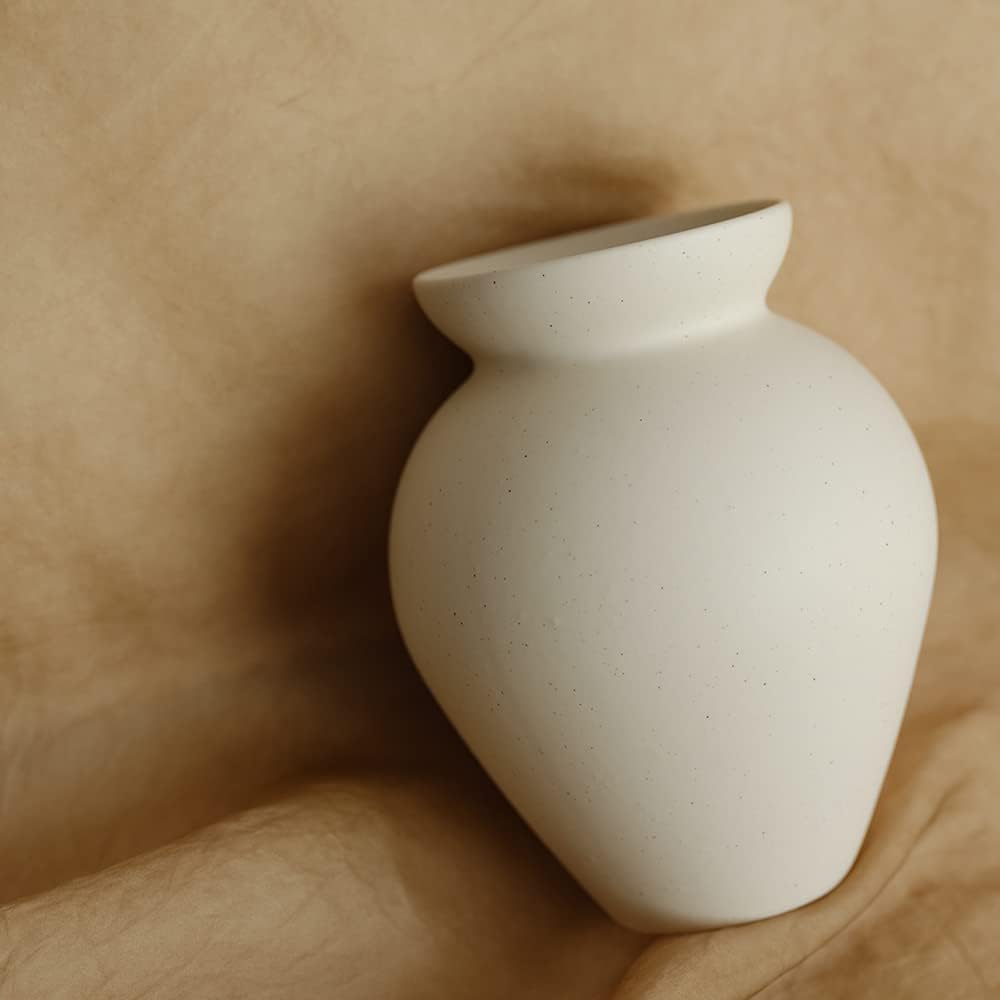 Retro Flower Vase, Crock Milk Can Shape, Flower Arrangement, Nordic Ornament Living Room Decoration, Coconut Café