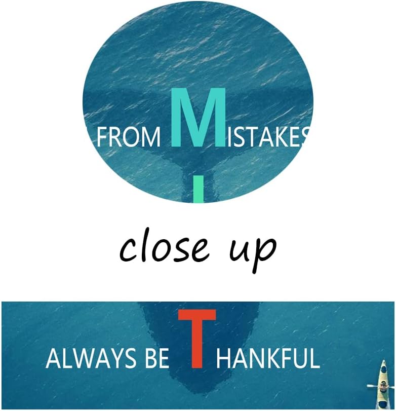 Inspirational Canvas Wall Art for Office Motivational Whale Animal Mindset Poster Print Artwork Painting Picture for Framed Home Decoration Living Room Ready to Hang [24''W X 36''H]