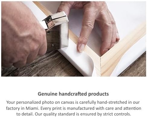 Photo.Gifts Custom Canvas Prints with Your Photo 24 x 20 inch - Customize with Picture & Text - Made in USA - Personalized Canvas Wall Art for Bedroom, Living Room, Office - Personalized Gift