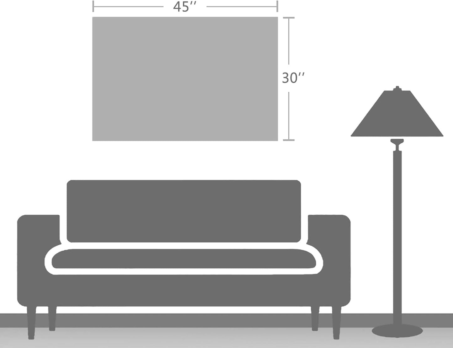 cozy country Beach Wall Art 45"x30" - Coastal Pictures Ocean Canvas Decor - Nautical Artwork Seascape Hand Painting for Girls Room, Bedroom, Sea House