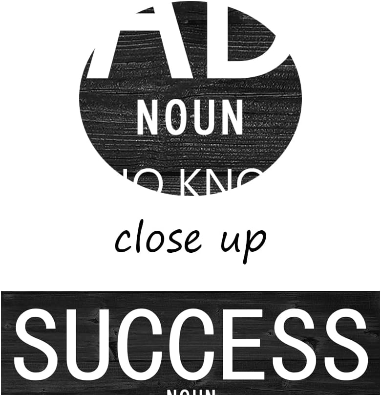 Success Leader Persistence Inspirational Wall Art Motivational Poster Inspiration Canvas Prints Artwork for Living Room Modern Home Decor Painting Stretched and Framed Ready to Hang [24''Wx 36''H]