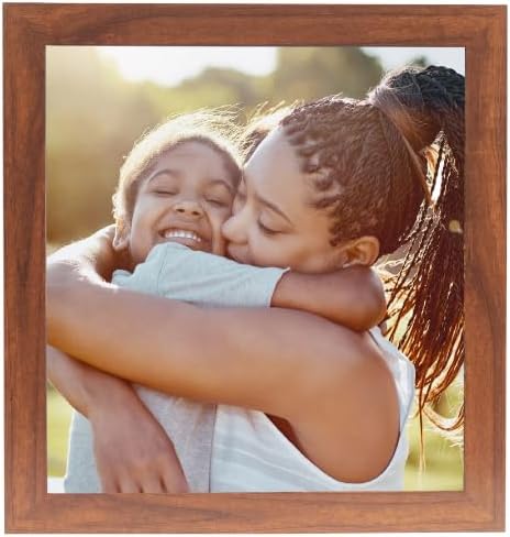BuildASign Custom Canvas Prints with Your Photos – Personalized Picture To Canvas Wall Art, Perfect for Home Decor, Gifts & Keepsakes, Ready to Hang (8" L x 8" W x .75”D, Classic Brown)