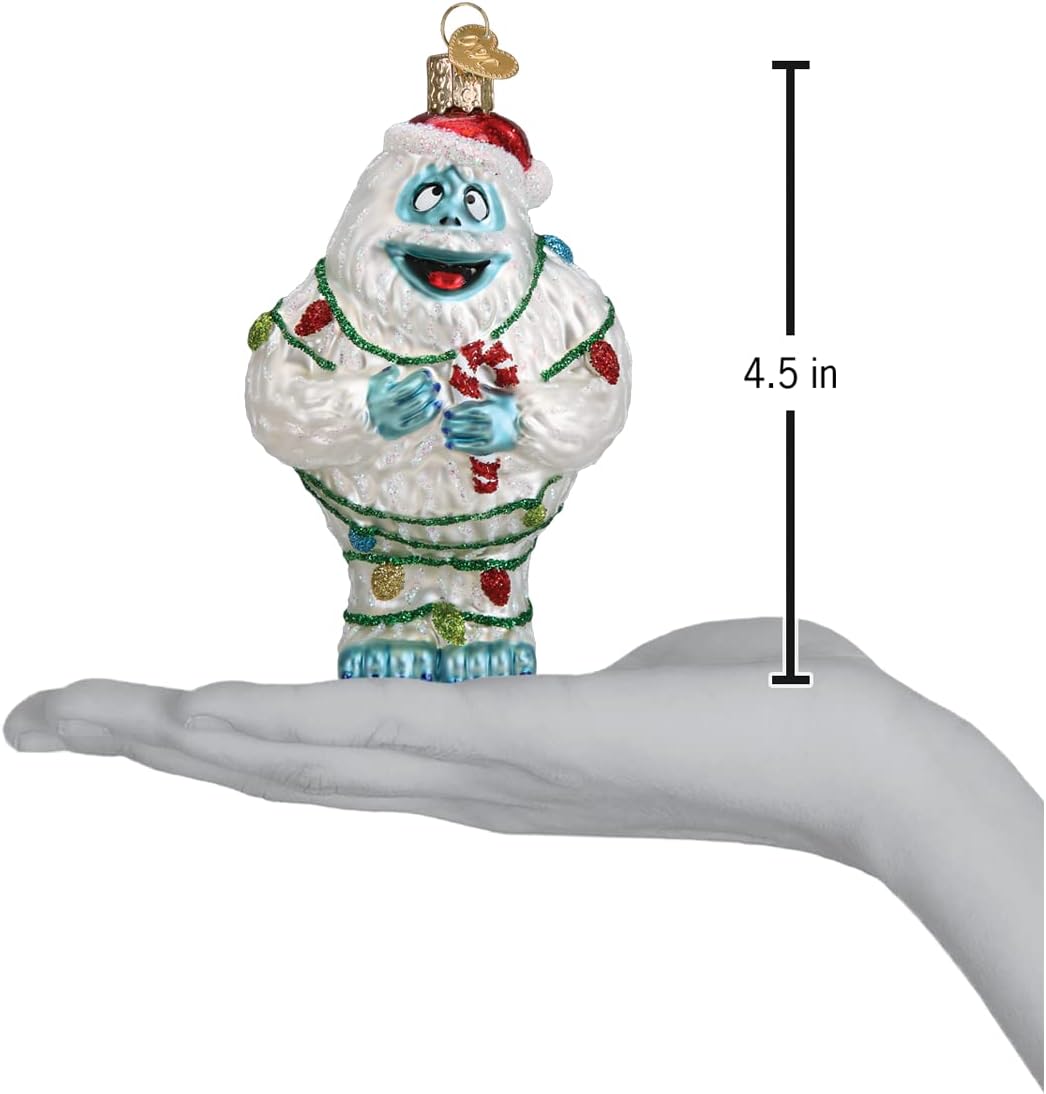 Old World Christmas Rudolph The Red-Nosed Reindeer Bumble Glass Blown Ornament for Christmas Tree