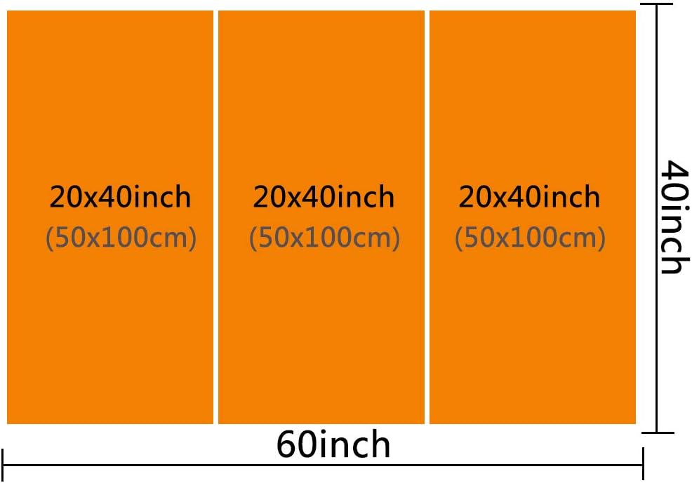 TUMOVO Big 3 Piece Set of Black Car Canvas Wall Art/Canvas Print Poster Picture / LP610-4 Sports Car Wall Painting on Canvas/Home Wall Decoration on Canvas - 40 x 20inch x 3 Panels