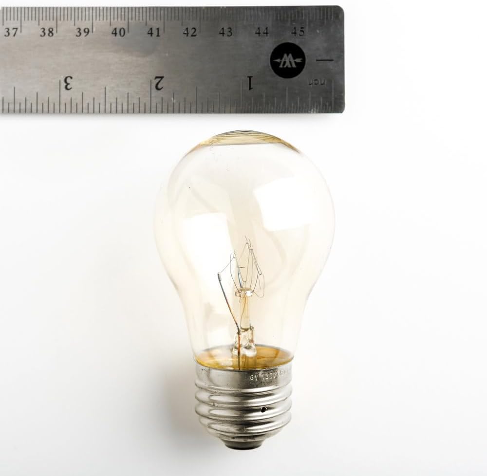 Hometown Evolution, Inc. 24 Foot E26 Outdoor Commercial String Lights with Suspended Socket for Weatherproof Heavy Duty Vintage Outside Lighting - Set of 12 A15 Clear Bulbs