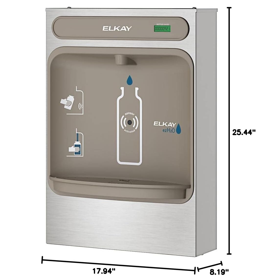 Elkay EZWSSM ELKAY COMMERCIAL Filling Station Surface Mount Stainless Steel