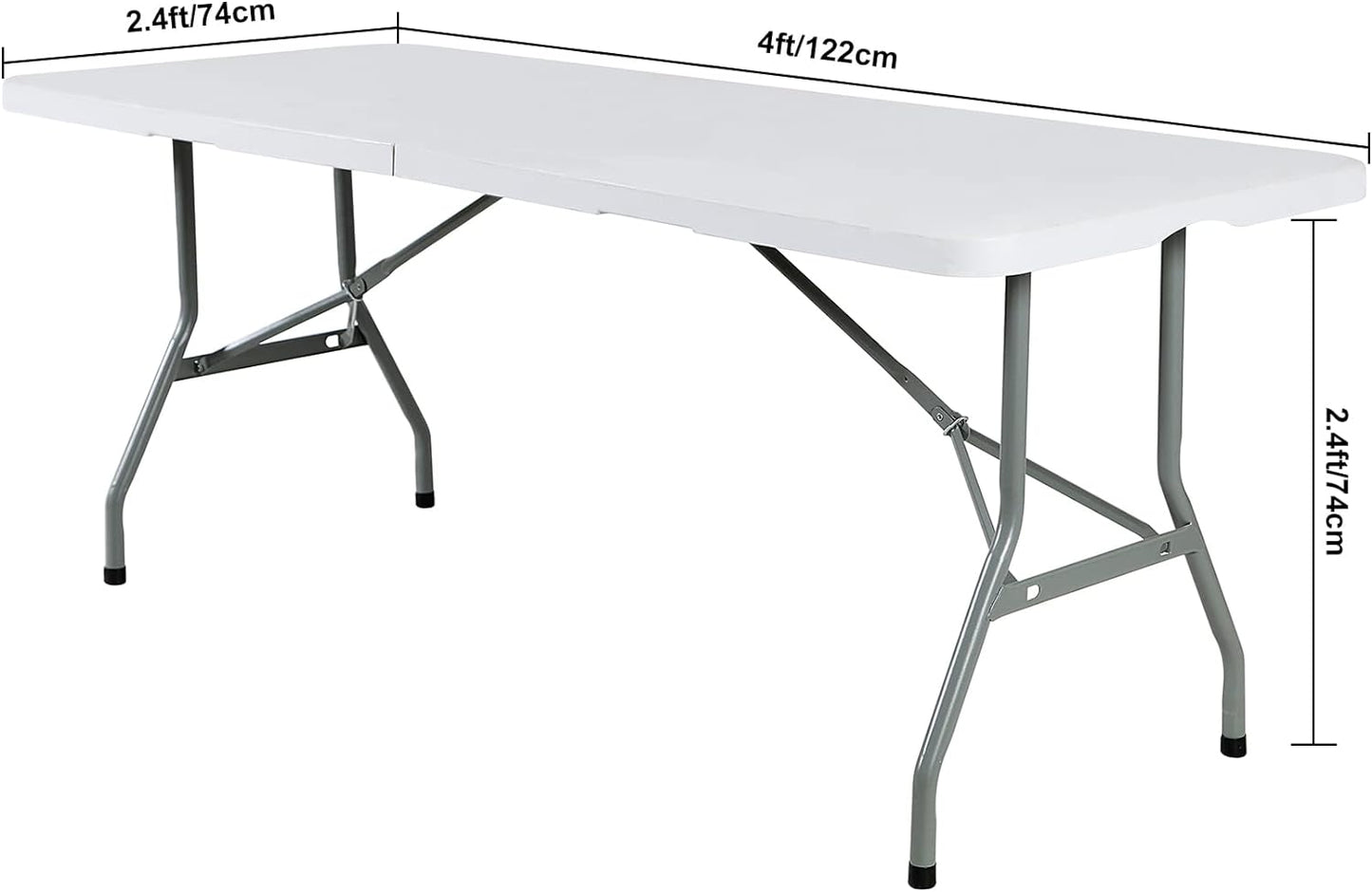 Spandex 4ft Waterproof Table Cover for Party,Wedding, Banquet, and Events(Navy)