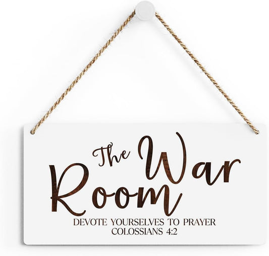 Rustic War Room Decor Christian Decor Bible Verse Wood Decor Sign Regalos Cristianos Para Mujer Scripture Printed Wood Sign Wall Art Religious Gifts Faith Based Gifts