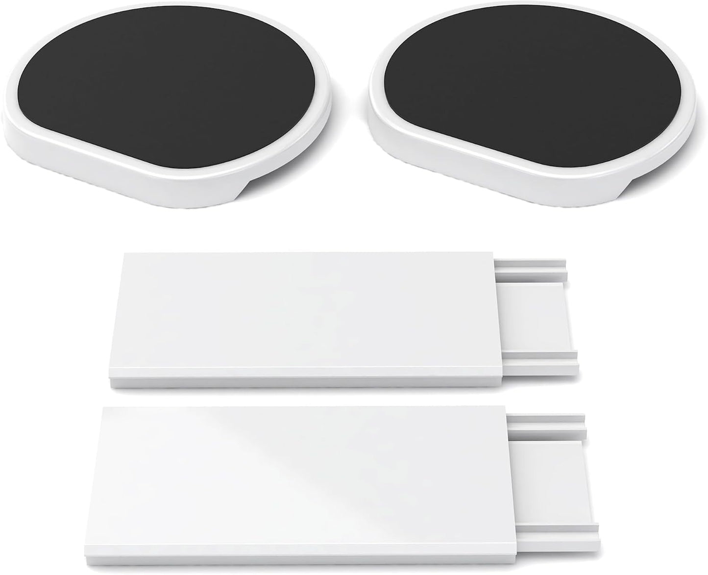 Expansion Pack - Dark Gray - 2 Straight Tracks and 2 Trays. Does not Work Without the Lazy Susan Revolution Full Set (Sold Separately).