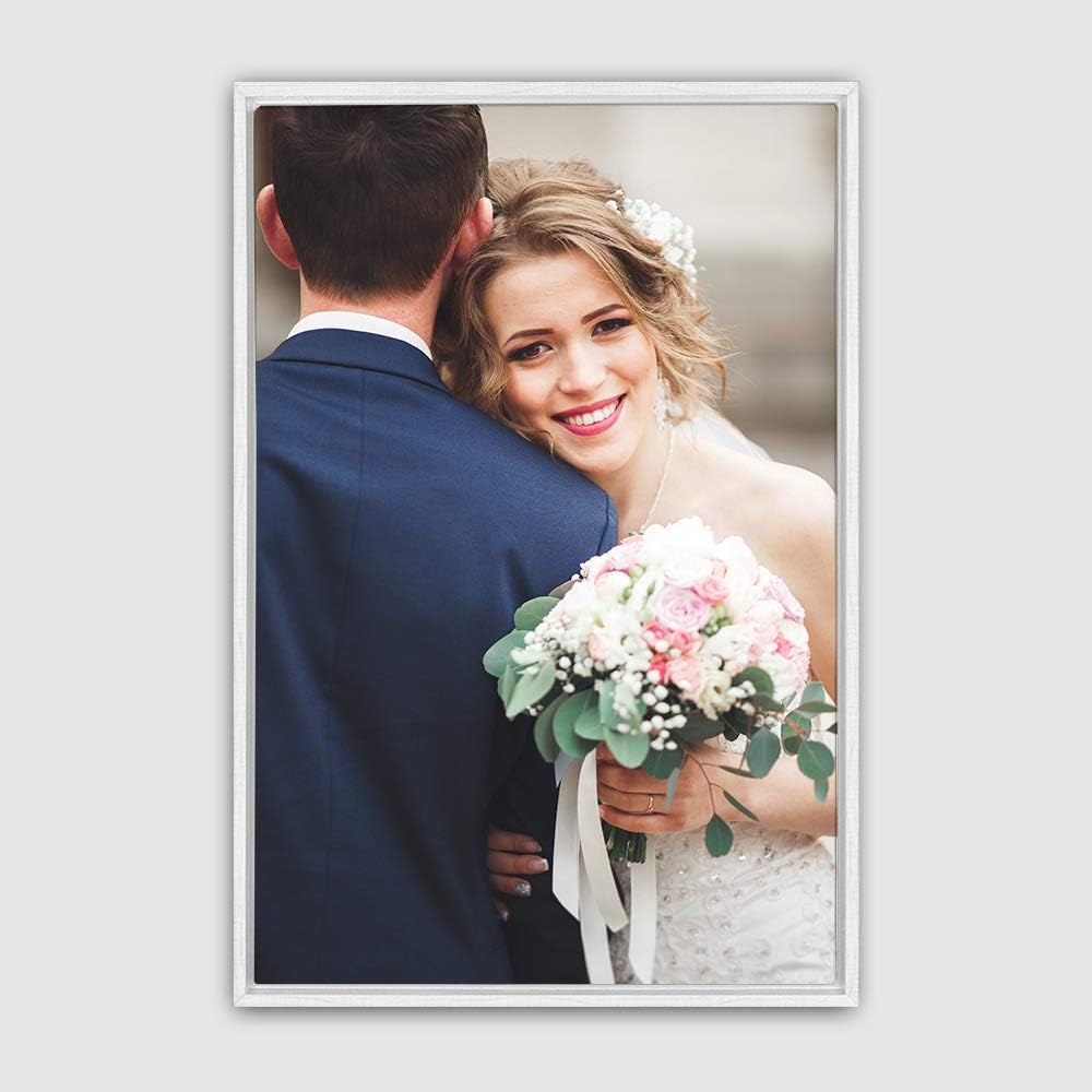 wall26 Framed Custom Canvas Wall Art for Living Room, Bedroom Canvas Prints for Home Decoration Ready to Hang - 16"x24", White Frame