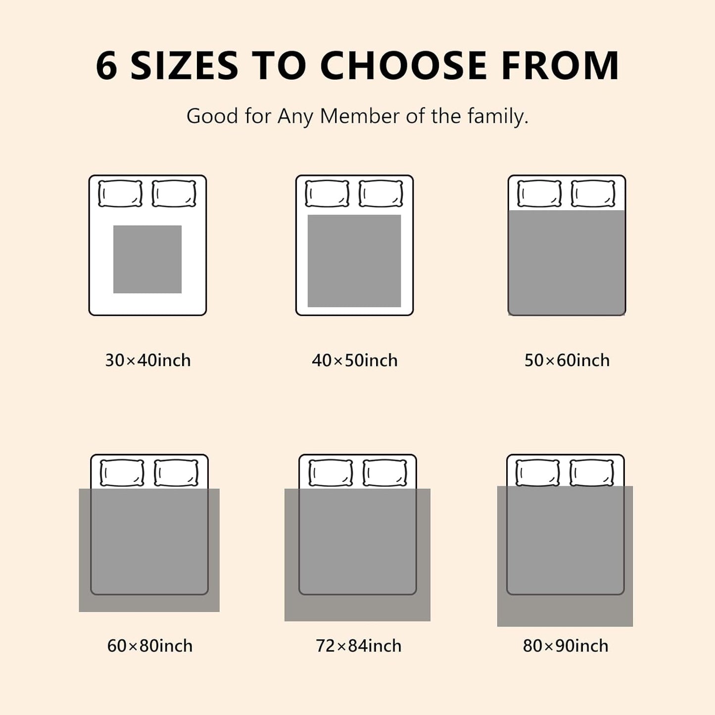 L'AGRATY Chunky Knit Blanket - Soft Chunky Throw 60x80 inches: 100% Hand Kintted Chenile Crochet Throw for Couch - Large Cable Knit Blanket for Home Decor (Ivory)