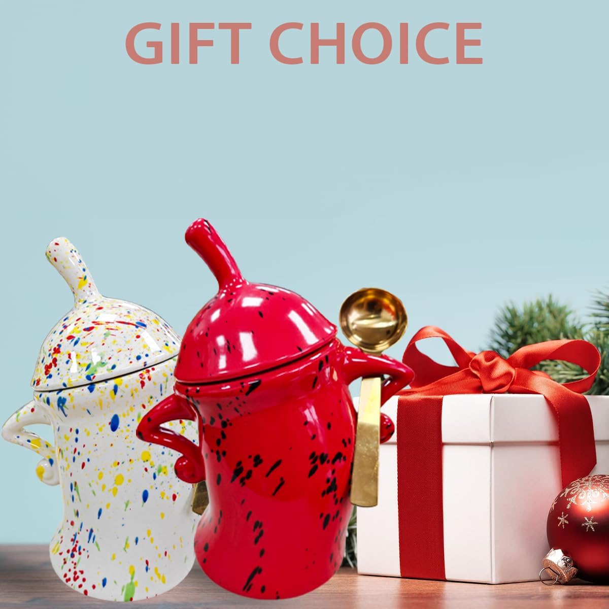 Ceramic Kitchen Canister with Silicone Seal Lid,Modern Elegant Design Airtight Lid Storage Food Jar Canister for Kitchen Sugar Coffee Tea Spice or More (White)