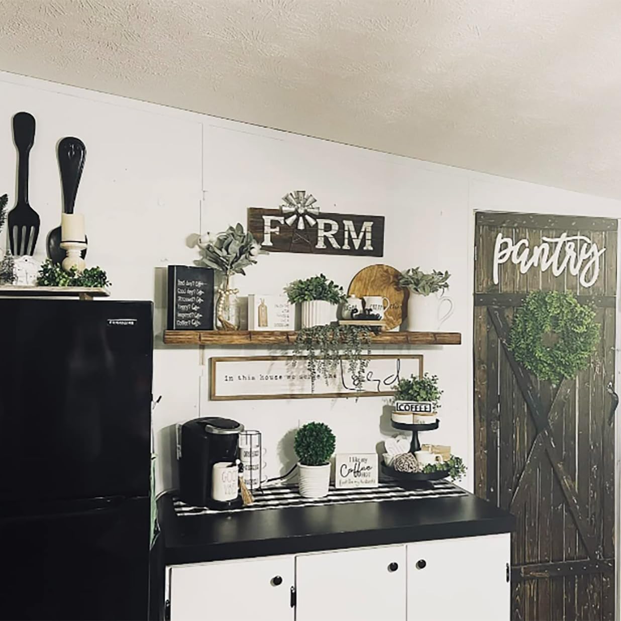 joelsantiques - 60 Inch Wooden Floating Shelves for Wall - 60x9x2 in - Made of Natural Wood - Long Heavy Duty Rustic Wall Shelves for Bedroom - Perfect for Living Room, Kitchen - Medium Brown