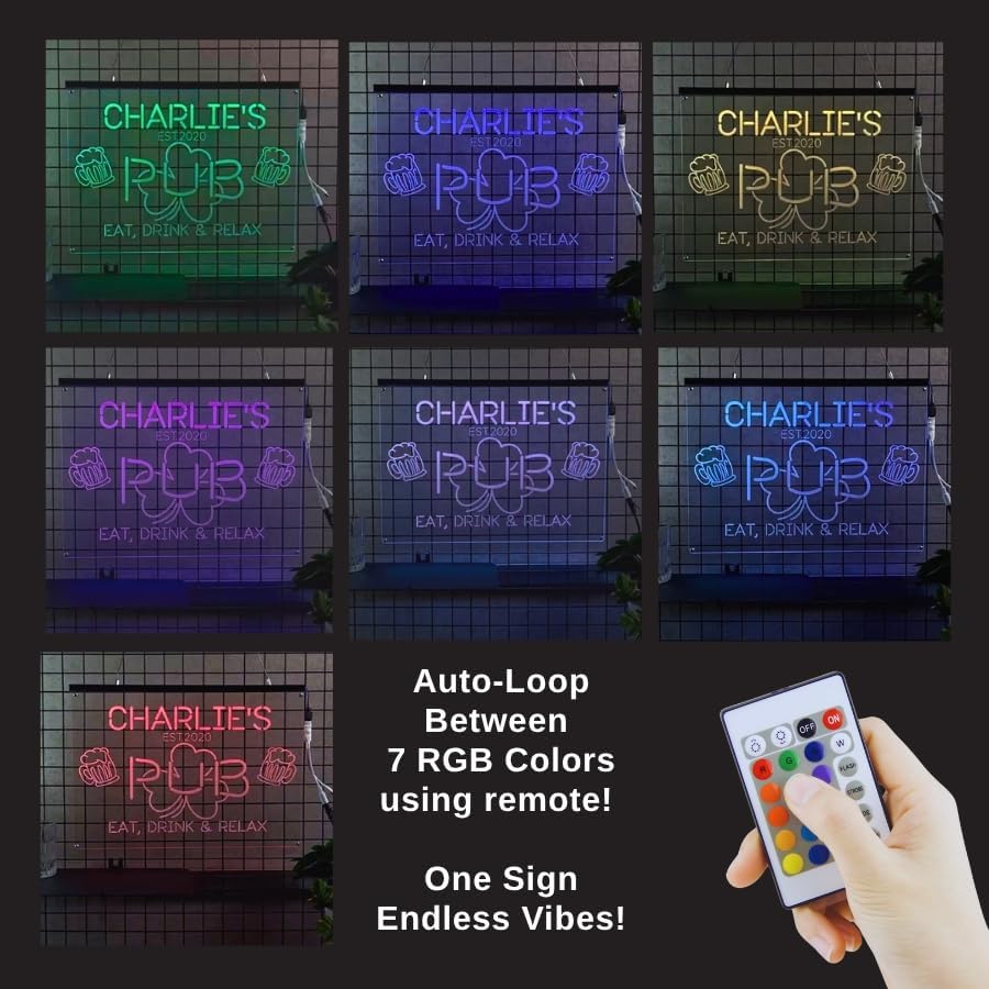 Personalized Pool Side Bar & Grill Neon Sign, Custom LED Wall Light for Backyard, Patio, Outdoor Bar, BBQ Area, Fun Gift for Grill Lovers