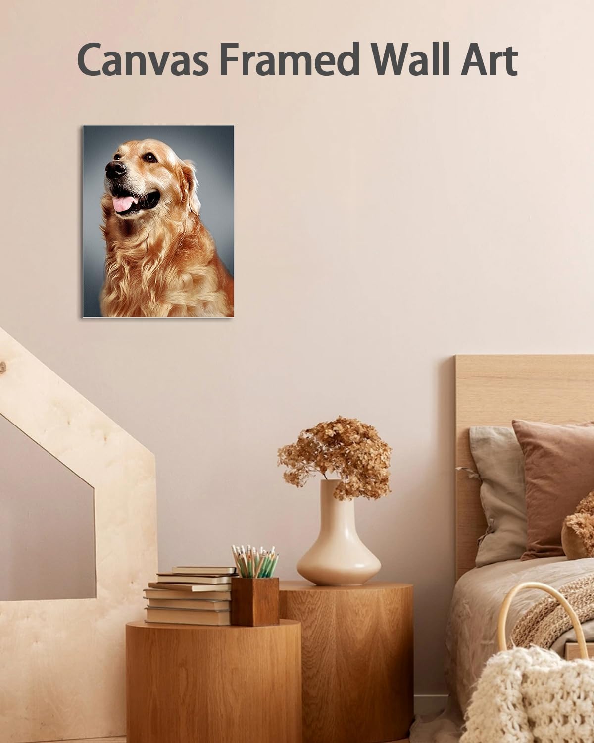 AbcCustomize Canvas Prints with Your Photos，Custom Canvas Wall Art for Bedroom, Living Room, Farmhouse Decor，Personalized Gifts Canvas Prints for Family，Friend，Lover，Pet