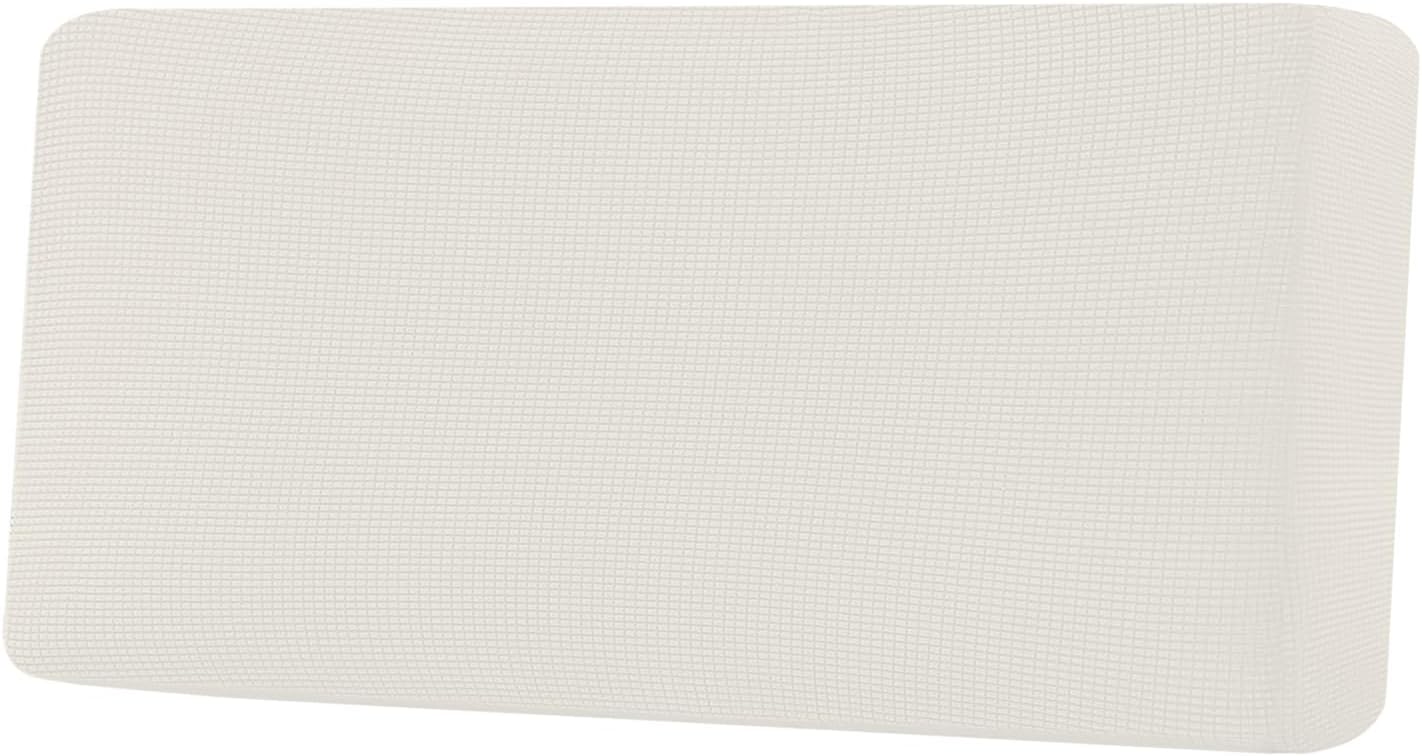 H.VERSAILTEX Super Stretch Individual Seat Cushion Covers Sofa Covers Couch Cushion Covers Slipcover Sets Thick Jacquard Textured Twill Fabric (1 Piece Sofa Cushion Cover, Porcelain)