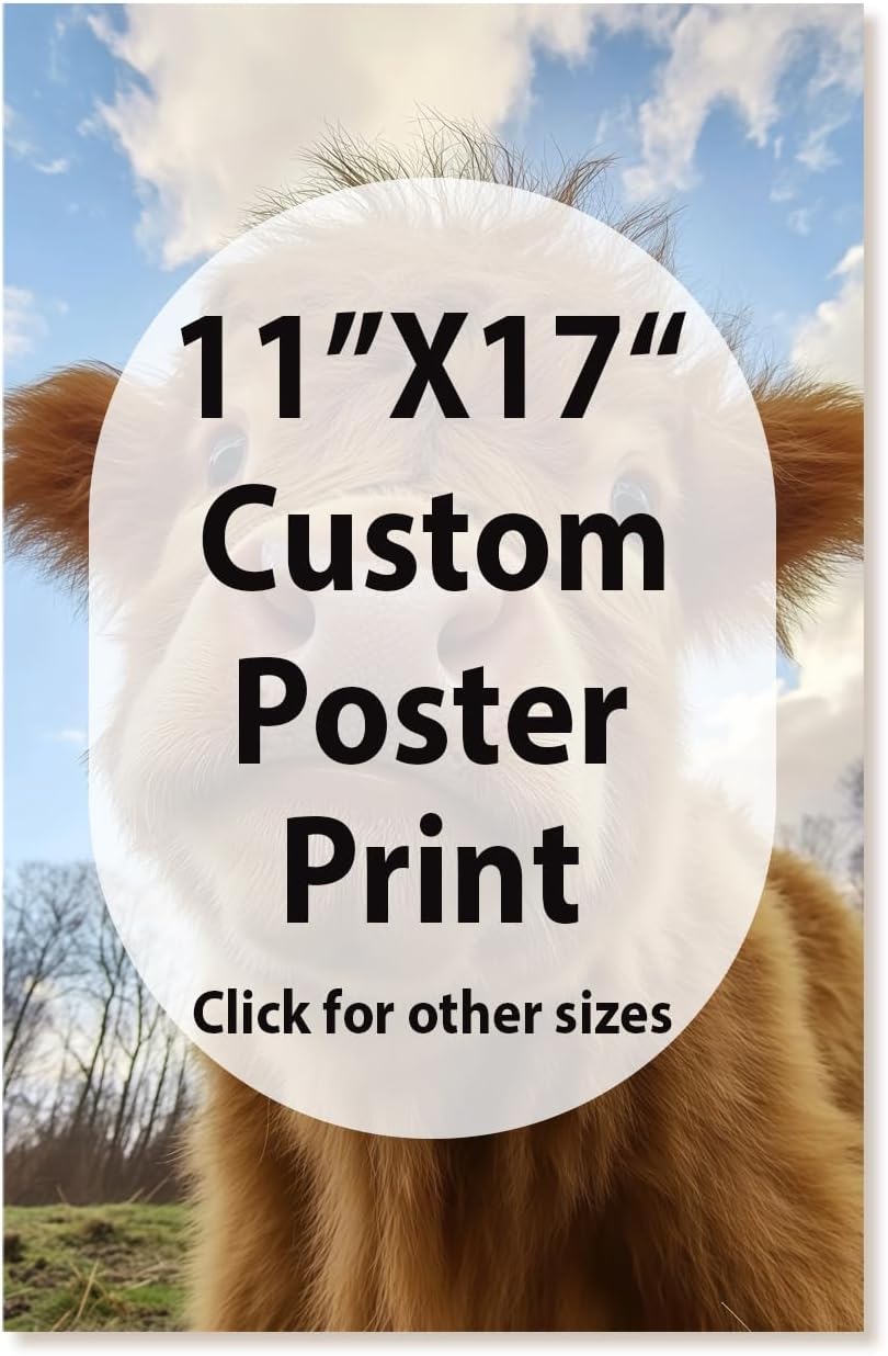 Canvas Prints With Your Photos, Custom Poster On Canvas (Unframed 11x17) Transform Your Photos Into Stunning Framed Wall Art Digitally Printed Photo To Canvas Ideal For Home Decor Gifts Keepsakes