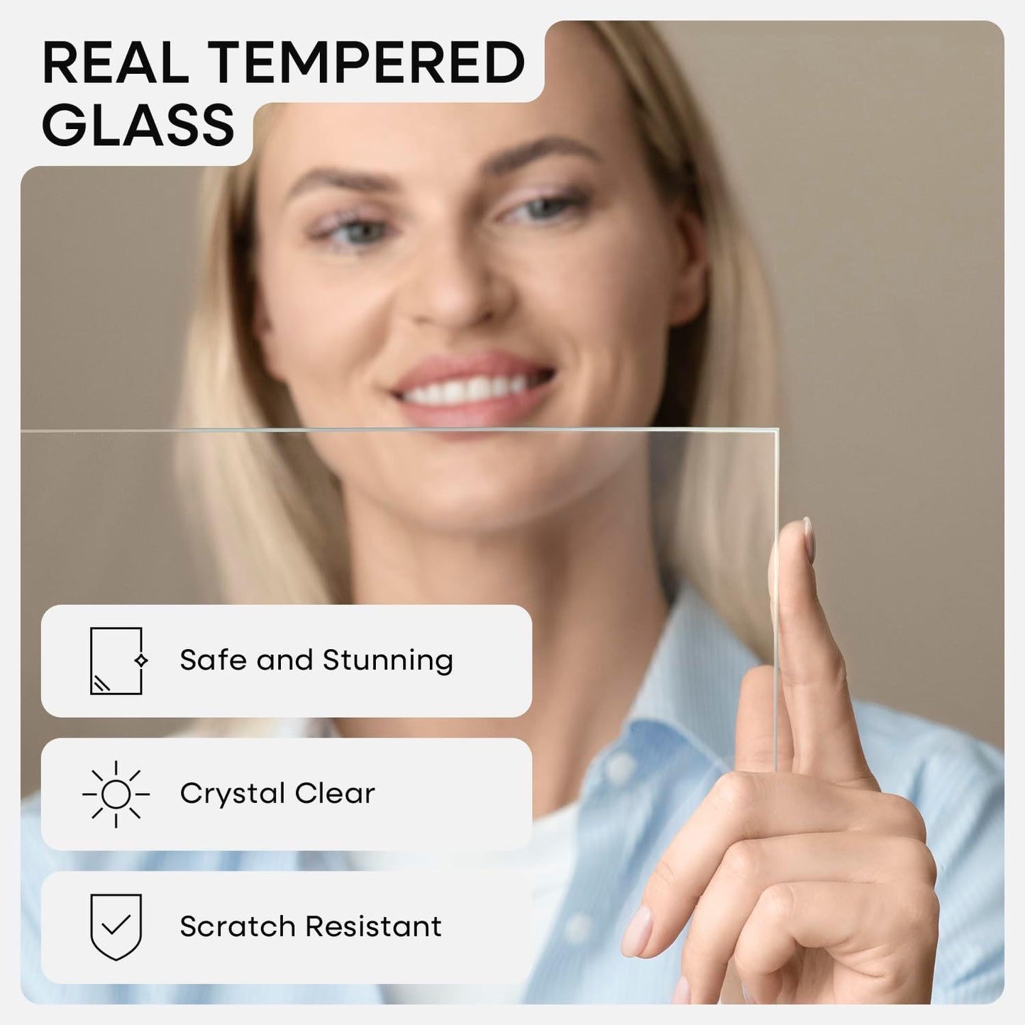 Homeforia A2 Picture Frame Natural Wood, High End Oak 16.5 x 23.4 Wooden Poster Frames Matted to 11.7 by 16.5 Photo, A2 Size Light Wood Frames with Mat A3 for Print, Tempered Glass, Wall Kit, Set of 1