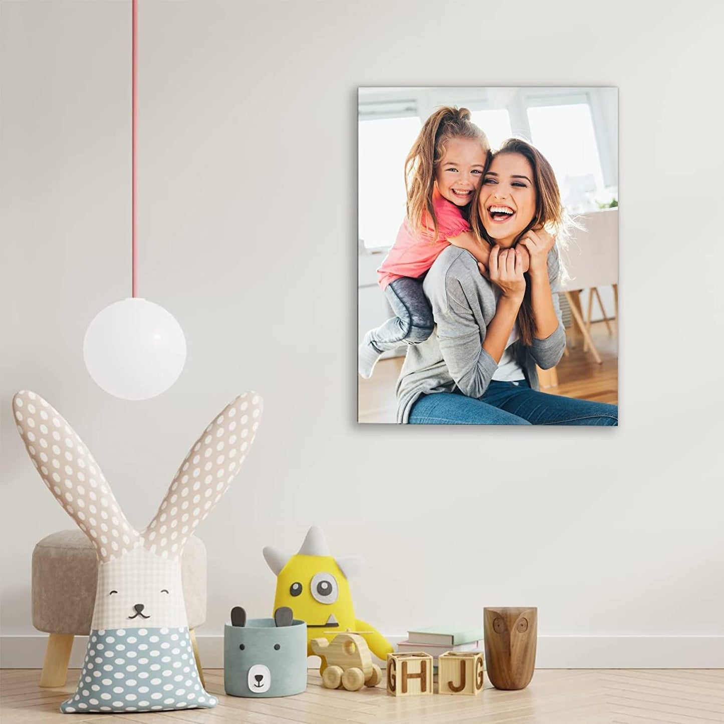 Laoife Custom Canvas Prints with Your Photos 18"x24", Custom Canvas Photo Prints, Personalized Canvas Wall Art for Office Home Bedroom Living Room Wall Decor