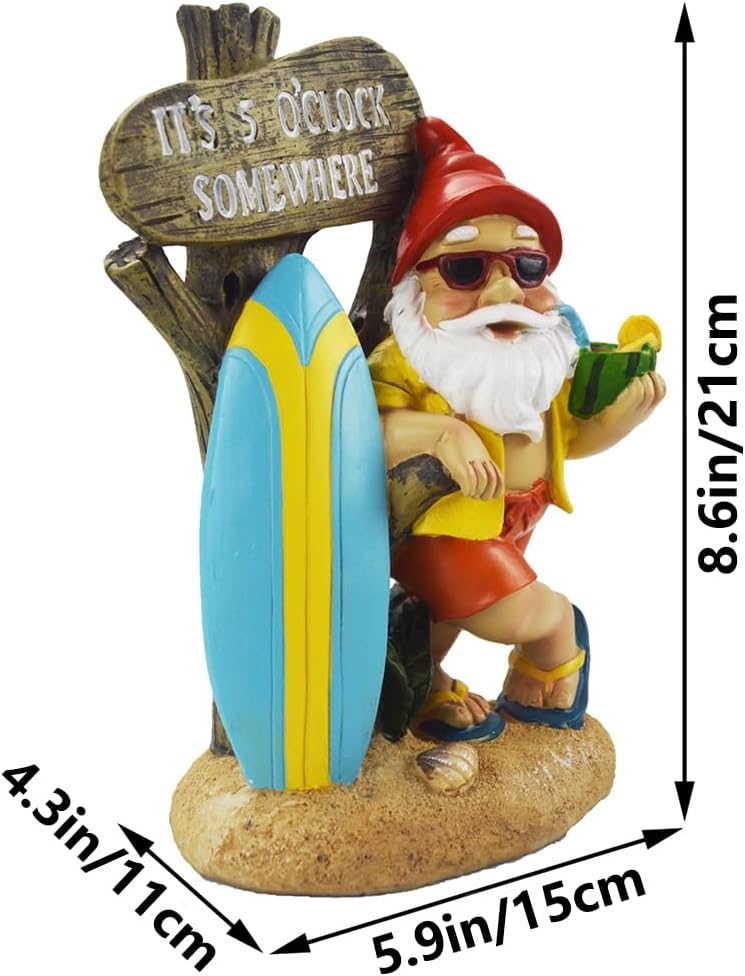 Garden Gnomes Outdoor Funny,Gnomes Decorations for Yard Statues Decor