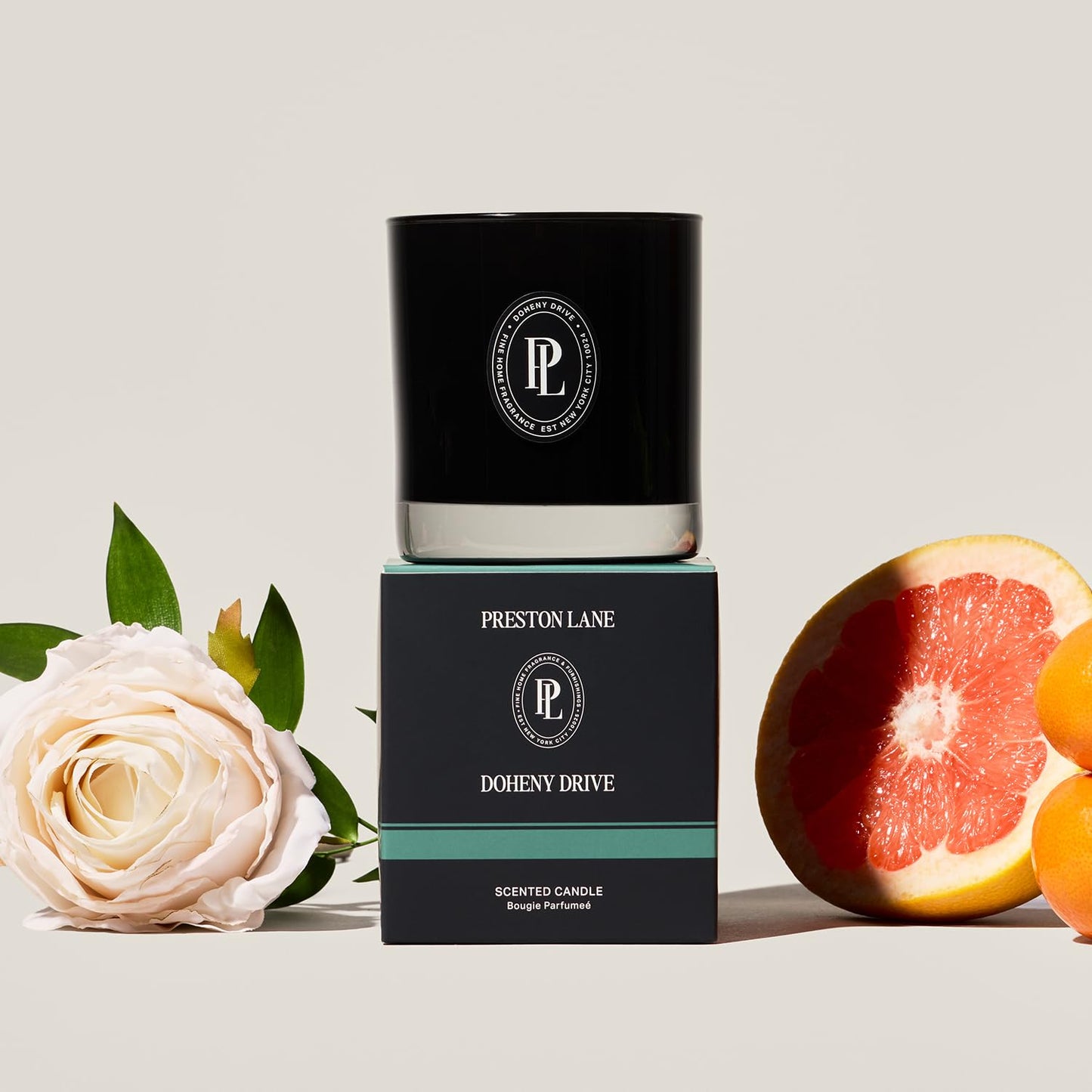 The Scented Candle, Luxury Candle with Vegan Soy Wax Blend, Doheny Drive, 7.5 Oz