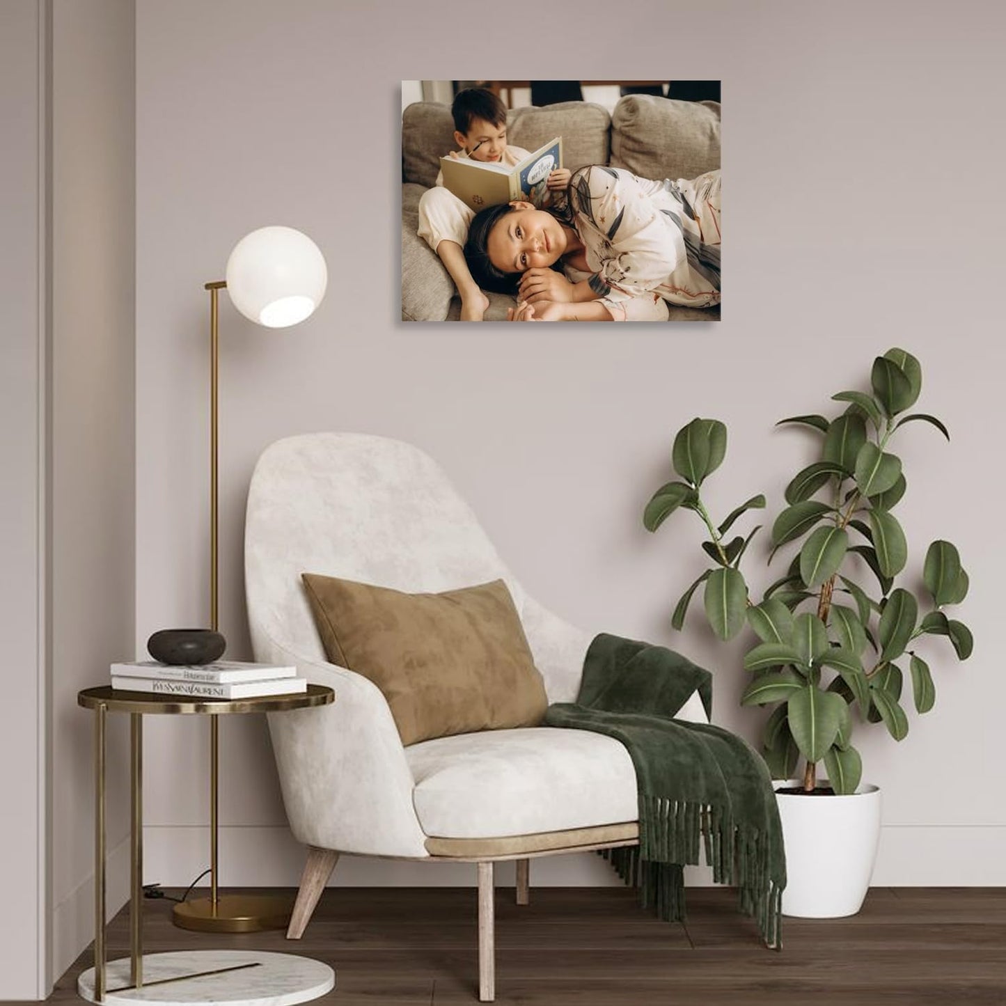 Canvas Prints With Your Photos, Custom Poster On Canvas (Unframed 12x16) Transform Your Photos Into Stunning Framed Wall Art Digitally Printed Photo To Canvas Ideal For Home Decor Gifts Keepsakes