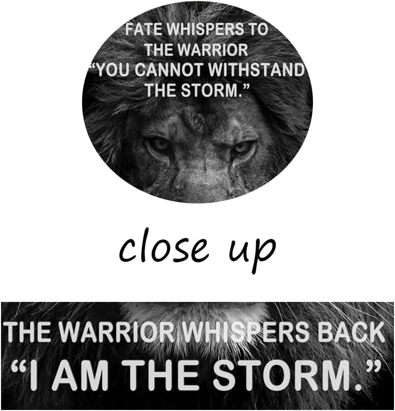Motivational Canvas Wall Art I Am The Storm Canvas Print Paintings Posters Artwork Inspirational Wall Pictures for Bathroom Living Room Office Wall Decor Wooden Framed Ready to Hang[30" W X 40" H]