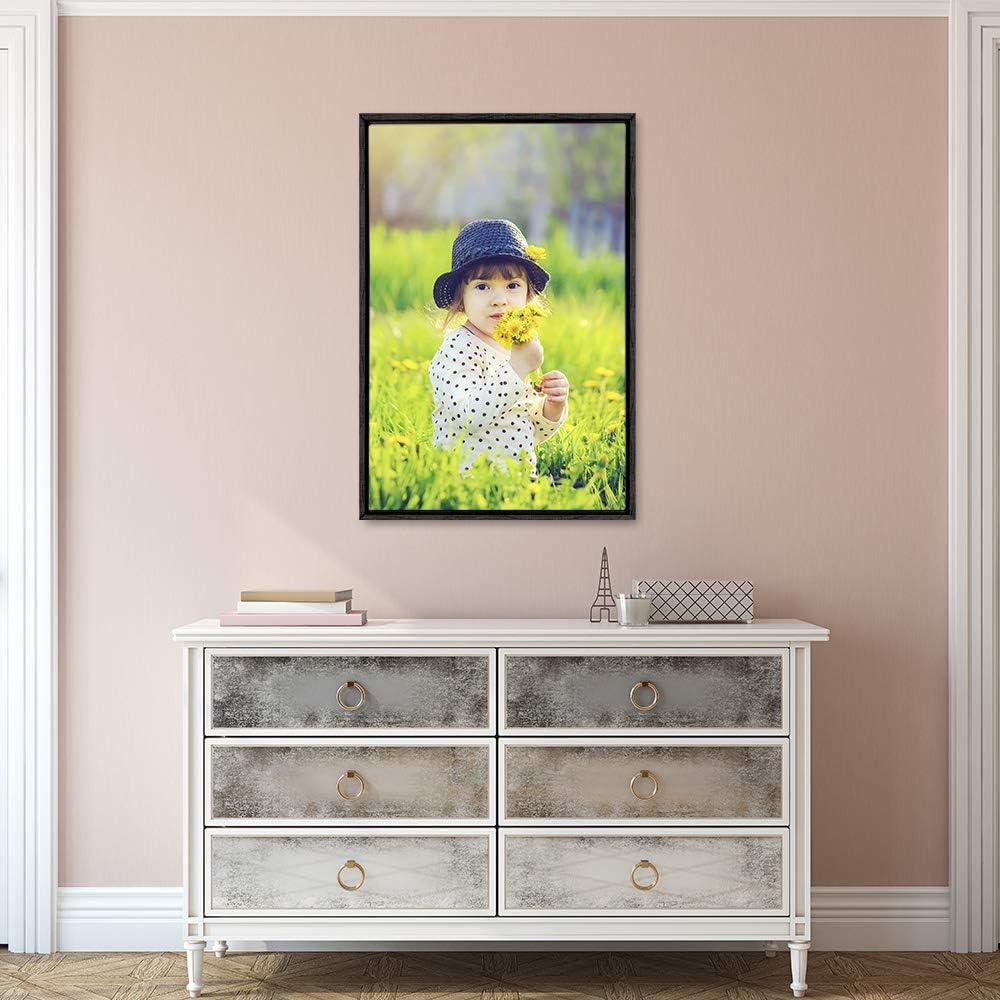 wall26 Framed Custom Canvas Wall Art for Living Room, Bedroom Canvas Prints for Home Decoration Ready to Hang - 16"x24", Black Frame