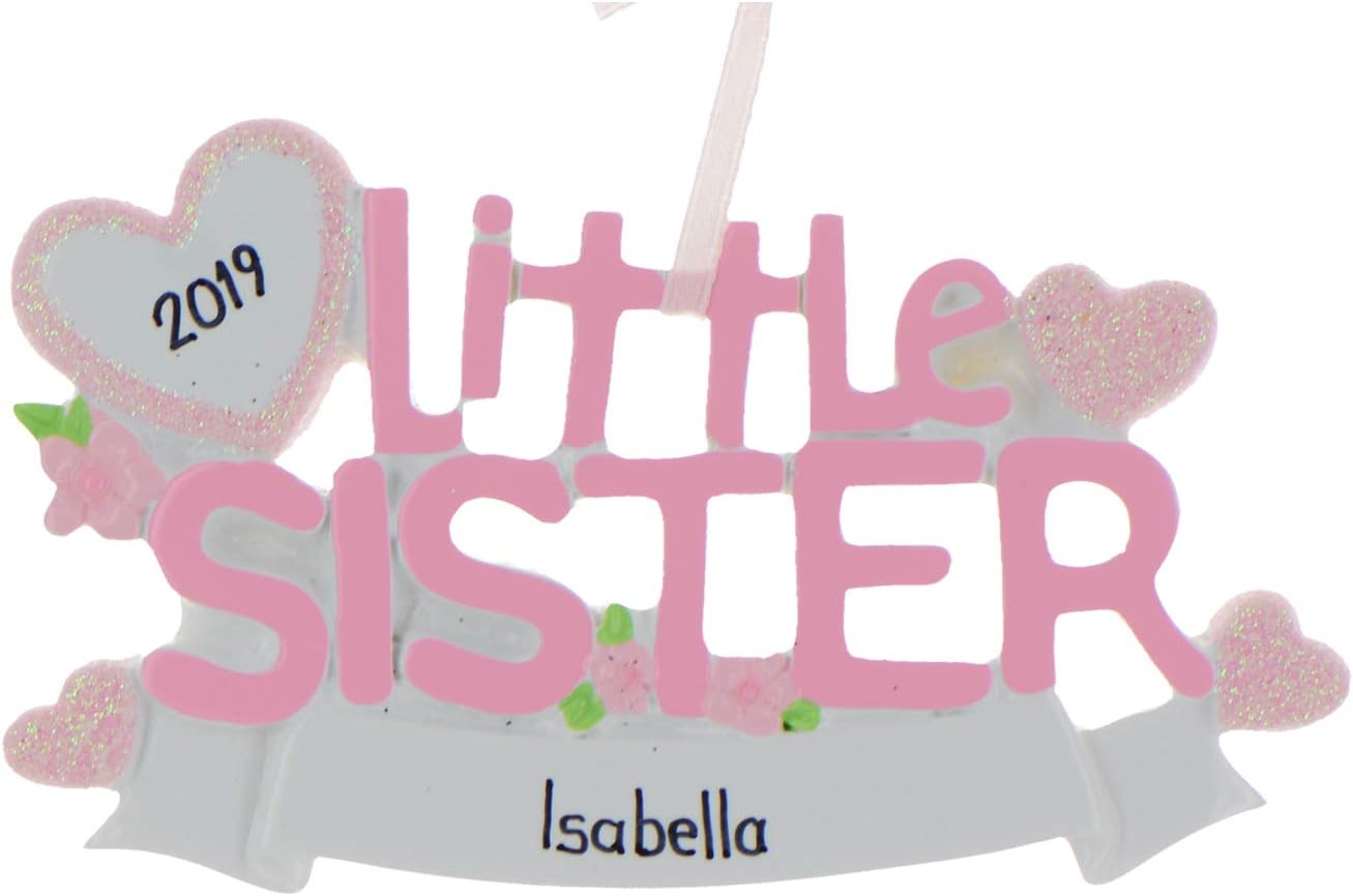 Personalized Family Christmas Orname - Custom Ornaments Little Girl Christmas Ornaments 2024 Christmas Ornaments for Little Girl Customized for Little Girl Ornaments for Christmas Tree