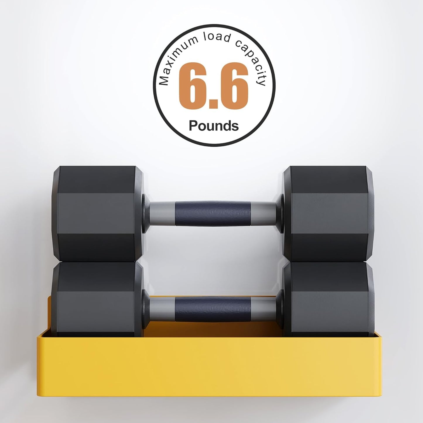 Magnetic Spice Rack for Refrigerator, Kitchen Organizer and Storage Shelf, Yellow(4 Pack)…