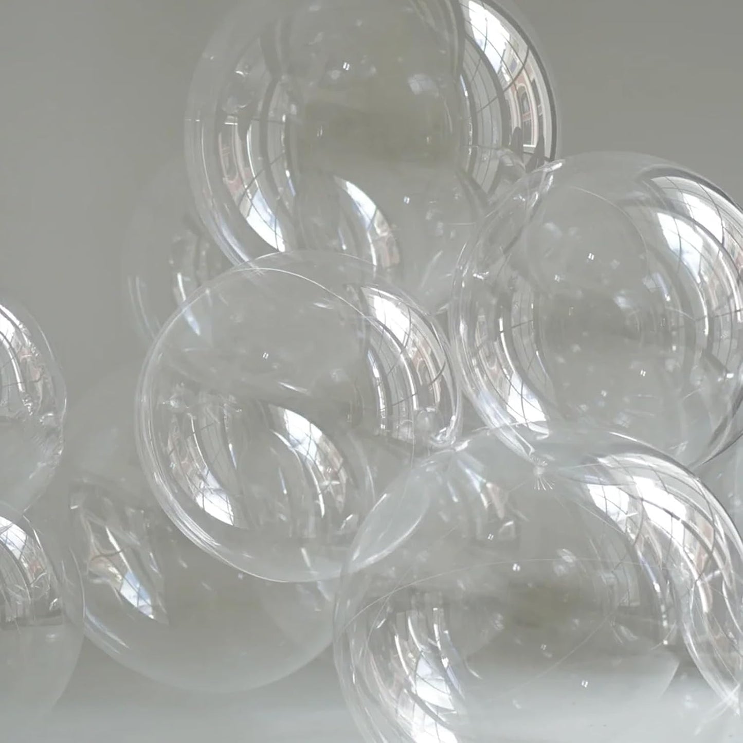 130pcs Clear Balloons Different Sizes 18" 12" 10" 5" Transparent Latex Balloon Garland Arch Kit for Birthday Baby Shower Graduation Wedding Gender Reveal Anniversary Party Decorations