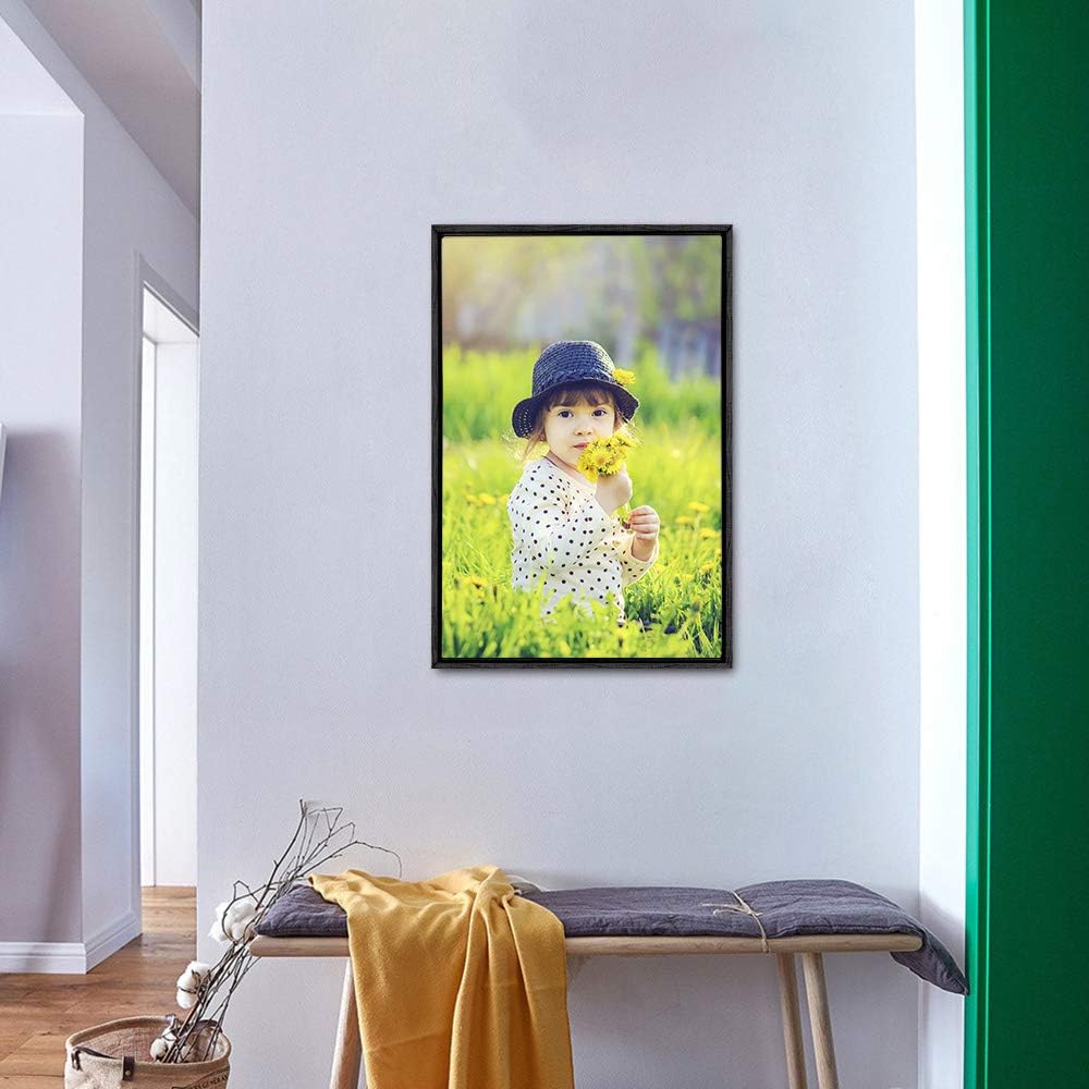 wall26 Framed Custom Canvas Wall Art for Living Room, Bedroom Canvas Prints for Home Decoration Ready to Hang - 16"x24", Black Frame