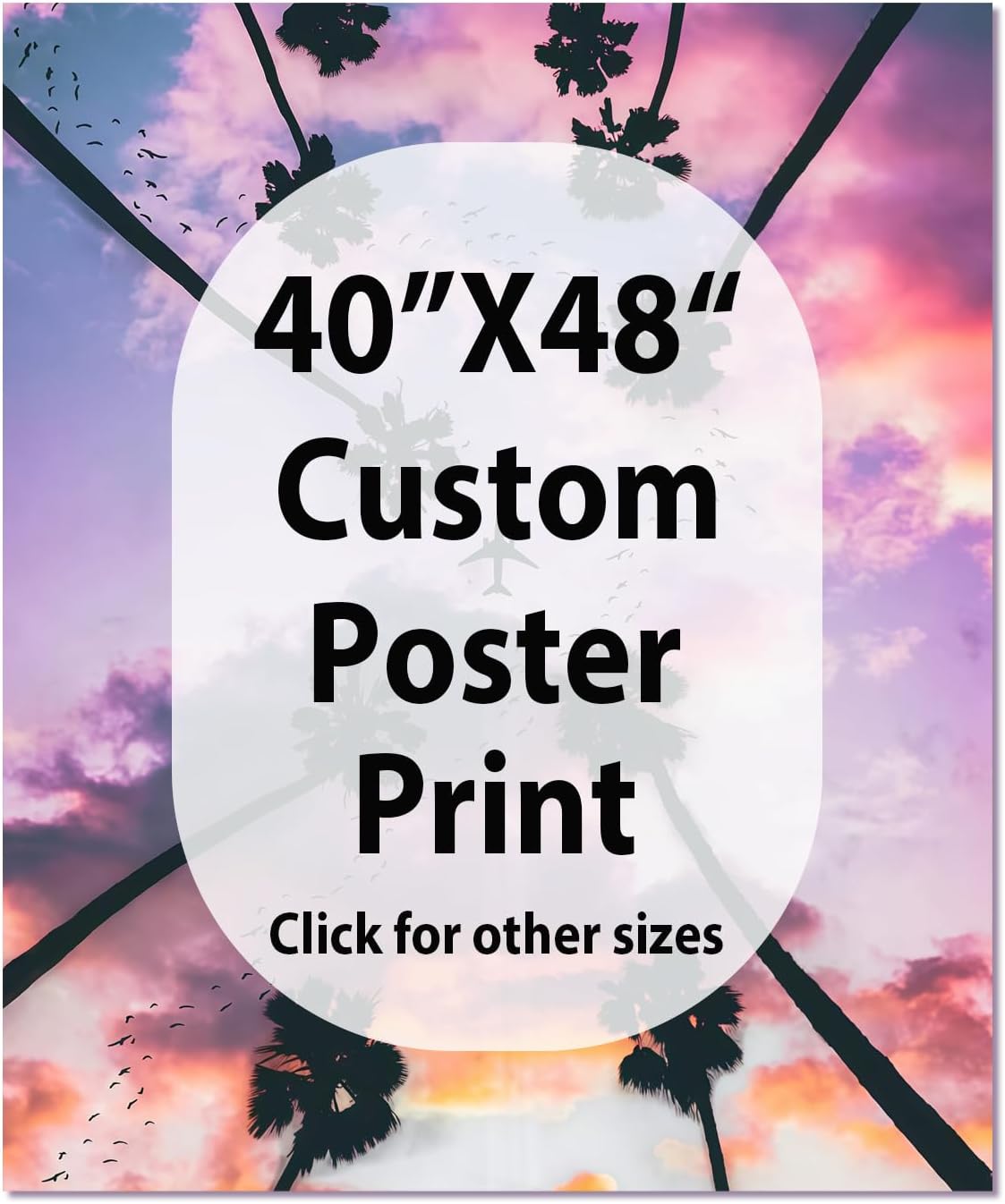 Canvas Prints With Your Photos, Custom Poster On Canvas (Unframed 40x48) Transform Your Photos Into Stunning Framed Wall Art Digitally Printed Photo To Canvas Ideal For Home Decor Gifts Keepsakes