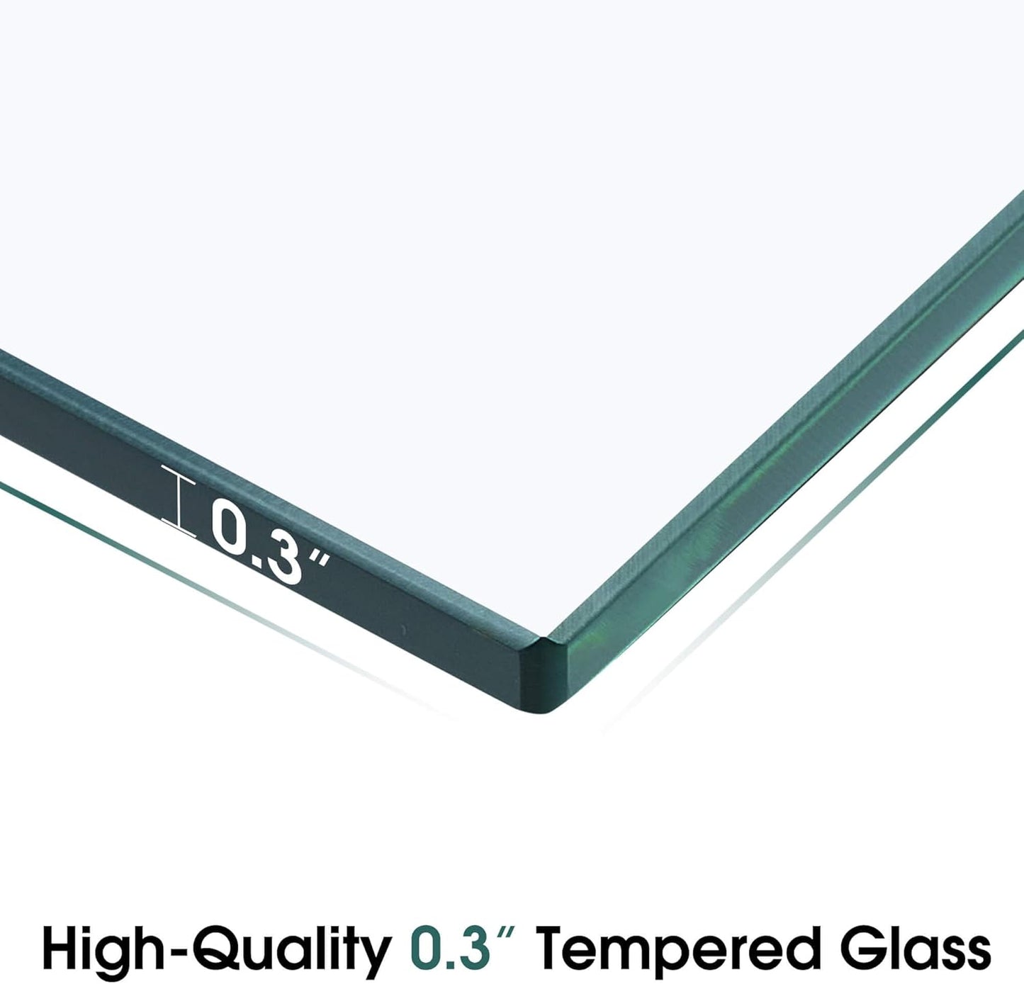 ivinta Glass Console Table with Storage, 39.4" Modern Narrow Entryway Table for Living Room, Entrance, Hallway or Bedroom 5101 (Natural Wood)