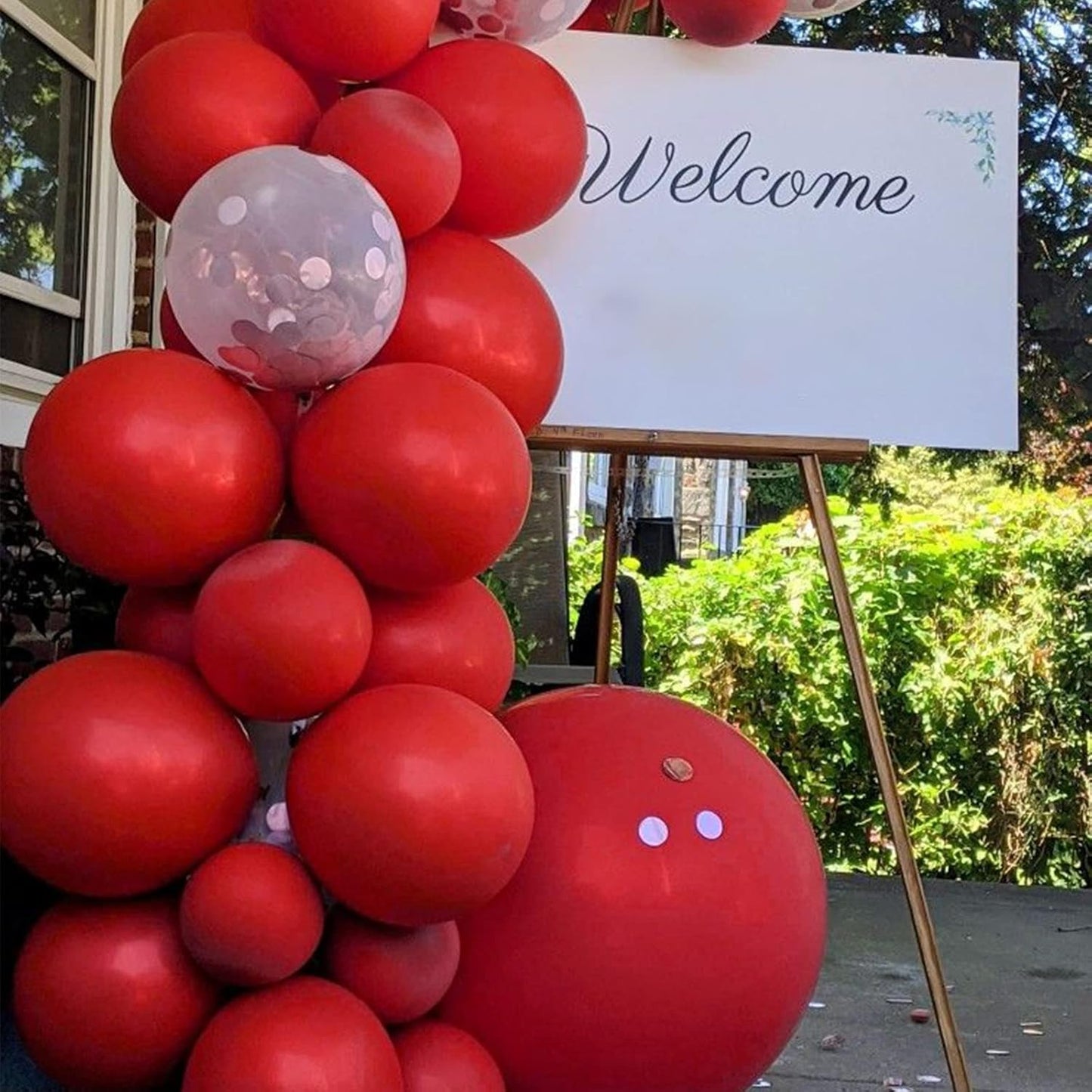 130pcs Red Balloons Different Sizes 18" 12" 10" 5" Party Latex Balloons for Valentine's Day Birthday Christmas Baby Shower Wedding Anniversary Party Decorations